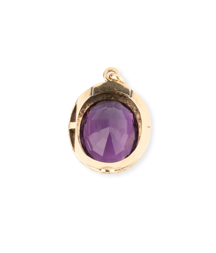 Ancien-pendentif-amethyste-or-18k-Amaet-Caillou-Paris
