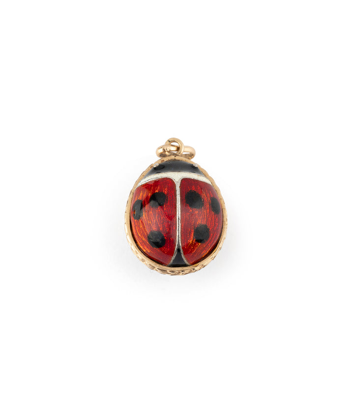 Ancien pendentif coccinelle or Hinaarii - Caillou Paris