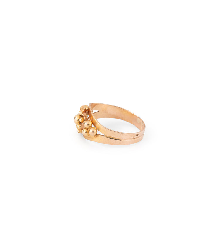 Ancienne bague de promesse en or rose Amasa - Caillou Paris