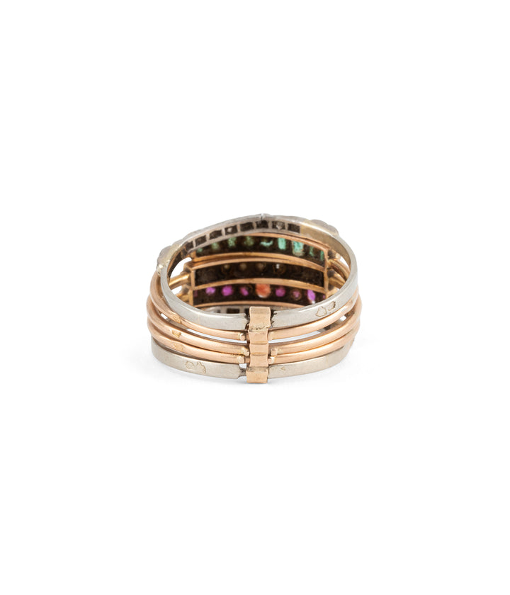 Ancienne-bague-diamants-emeraudes-rubis-Heida-Caillou-Paris