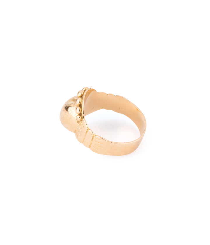 Ancienne bague de foi bijou regional "Myrta" - Caillou Paris
