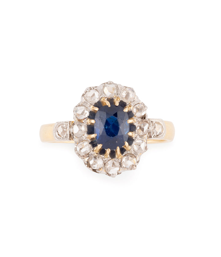 Ancienne-bague-marguerite-or-saphir-Septime-Caillou-Paris