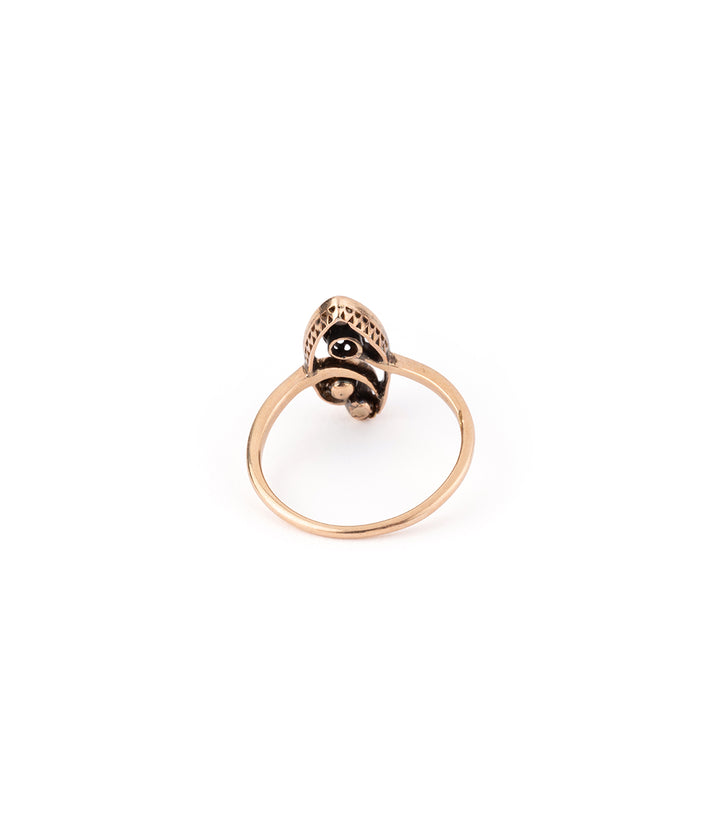 Ancienne bague marquise diamants "Elsu" - Caillou Paris