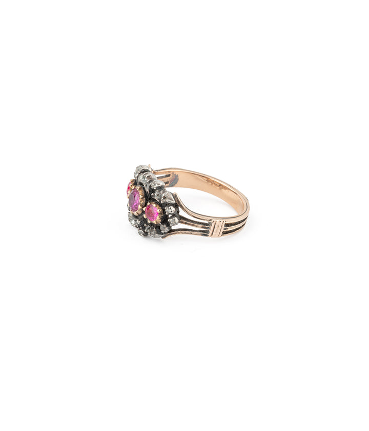 Ancienne bague or rubis Ariti - Caillou Paris