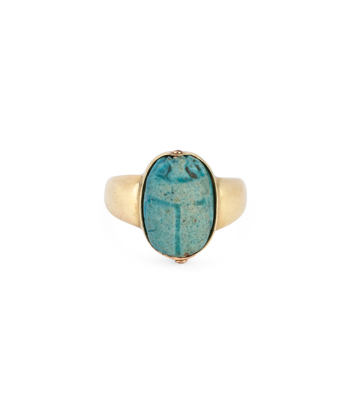 Ancienne-bague-scarabee-hyeroglyphes-Odo-Caillou-Paris