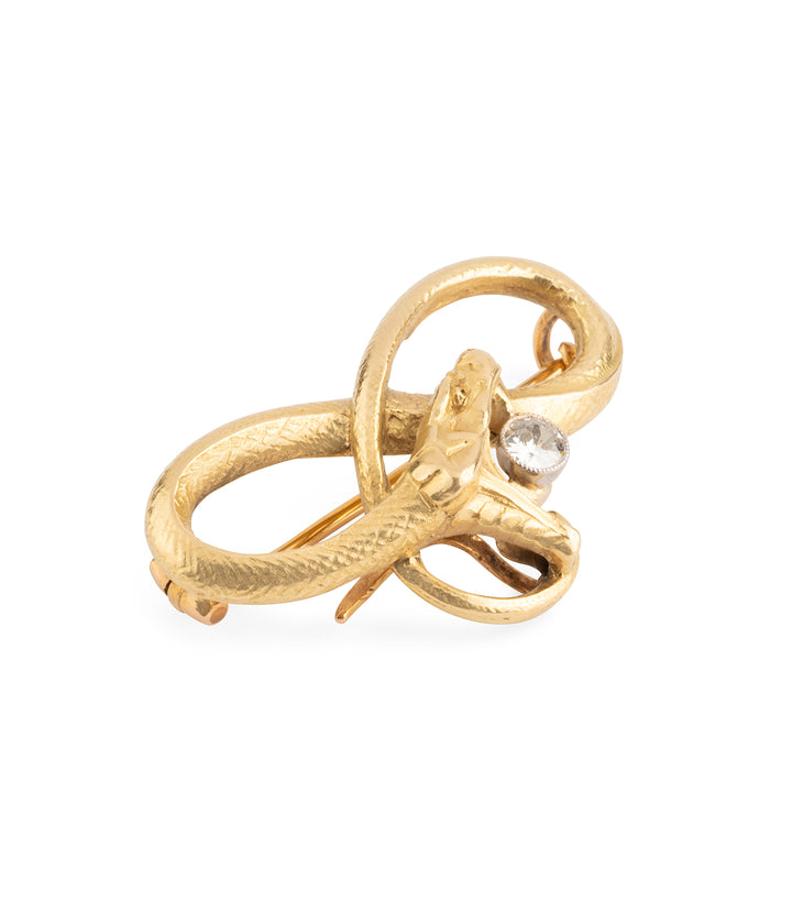 Ancienne-broche-serpent-Art-diamant-Adria-Caillou-Paris