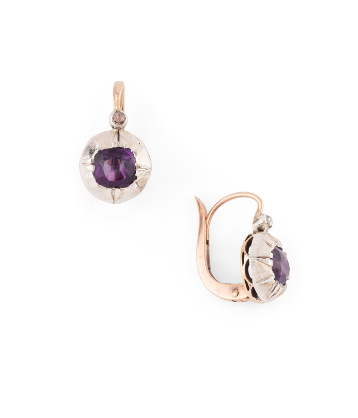 Anciennes-boucles-oreilles-argent-amethyste-Nambi-Caillou-Paris