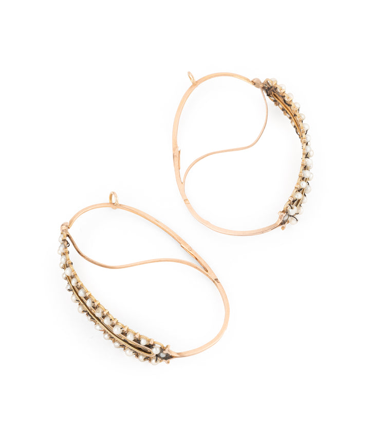 Anciennes-boucles-oreilles-or-email-perles-Ketan-Caillou-Paris
