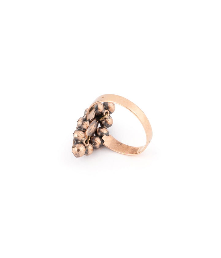 Antique Perpignan garnet marquise ring "Iniya" - Caillou Paris