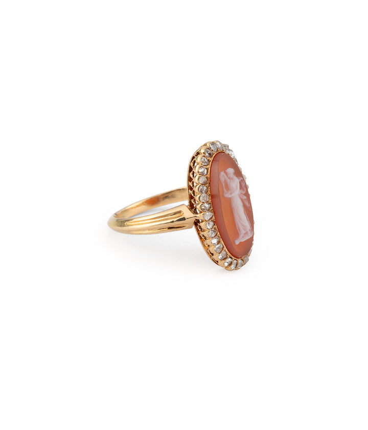 Antique cameo ring "Zaila" - Caillou Paris