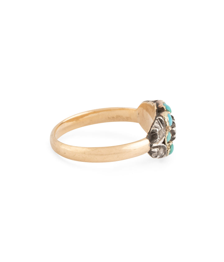 Bague ancienne en turquoise "Mattea"