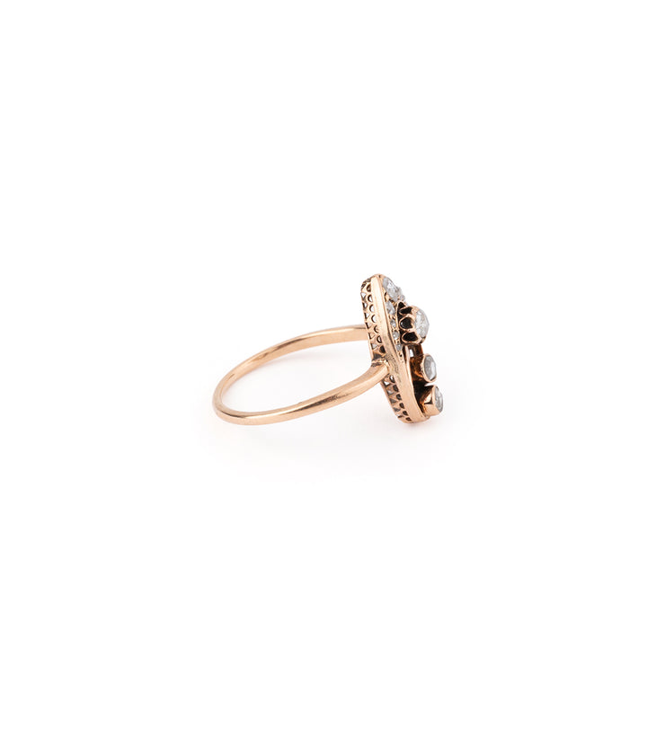 antique diamond marquise ring "Elsu" - Caillou Paris