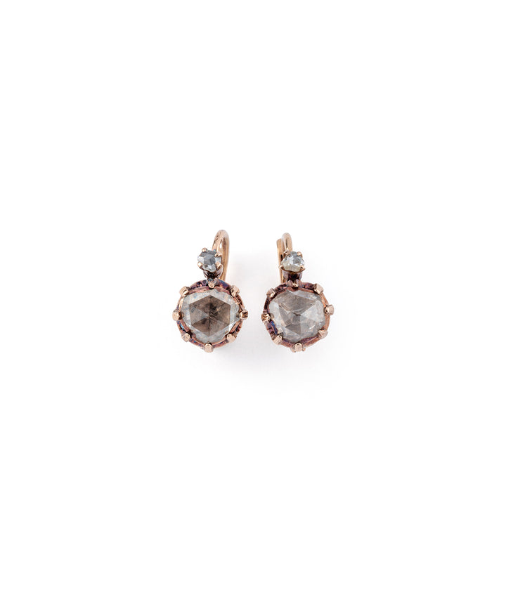 Antique diamond sleepers Donella - Caillou Paris