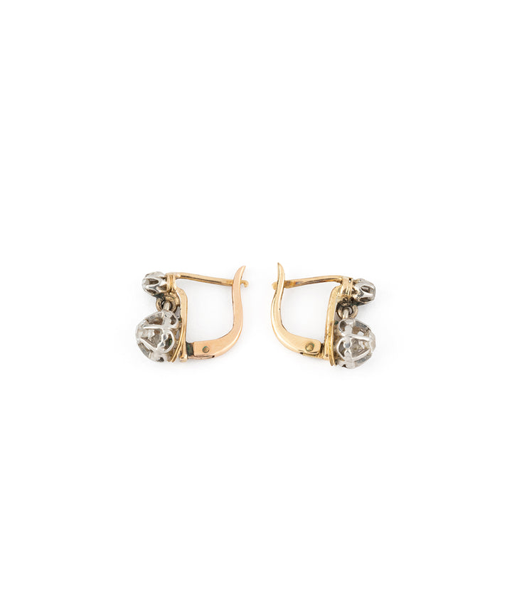 Antique diamond sleepers "Eilam" - Caillou Paris