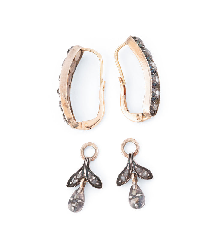 Antique-earrings-diamonds-silver-Walda-Caillou-Paris