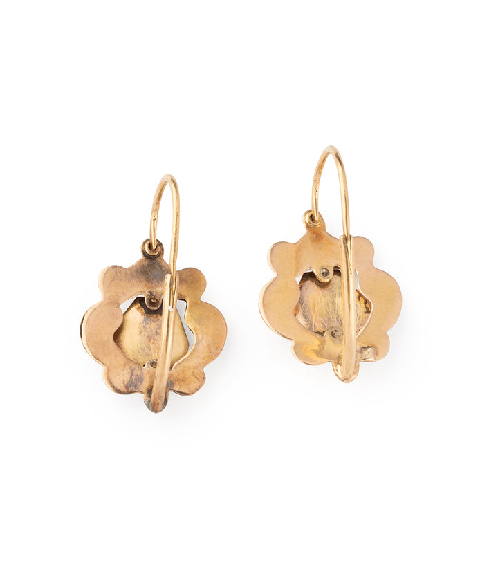 Antique-enamelled-earrings-18k-gold-Emili-Caillou-Paris