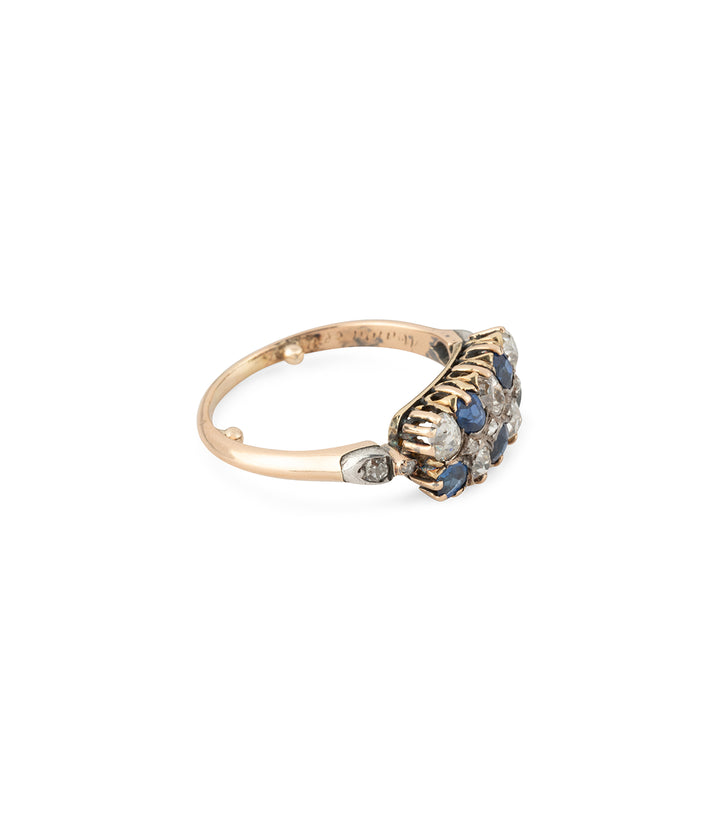 Antique-engagement-ring-diamonds-sapphires-Maunu-Caillou-Paris
