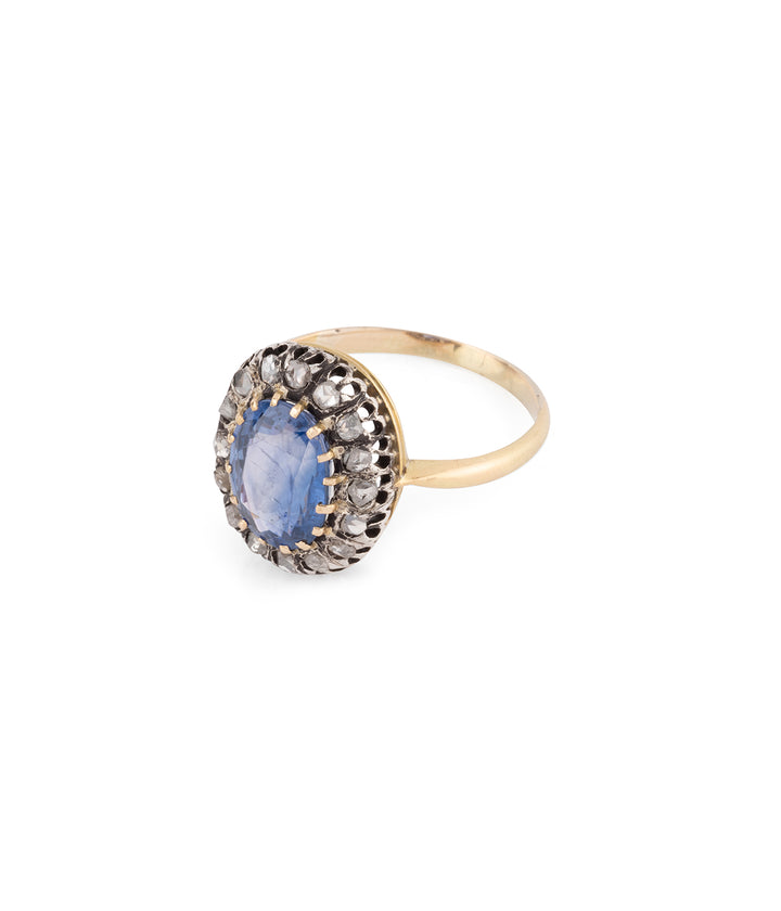 Antique-engagement-ring-sapphire-Burak-Caillou-Paris
