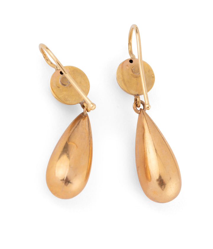 Antique french gold earrings "Ida" - Caillou Paris