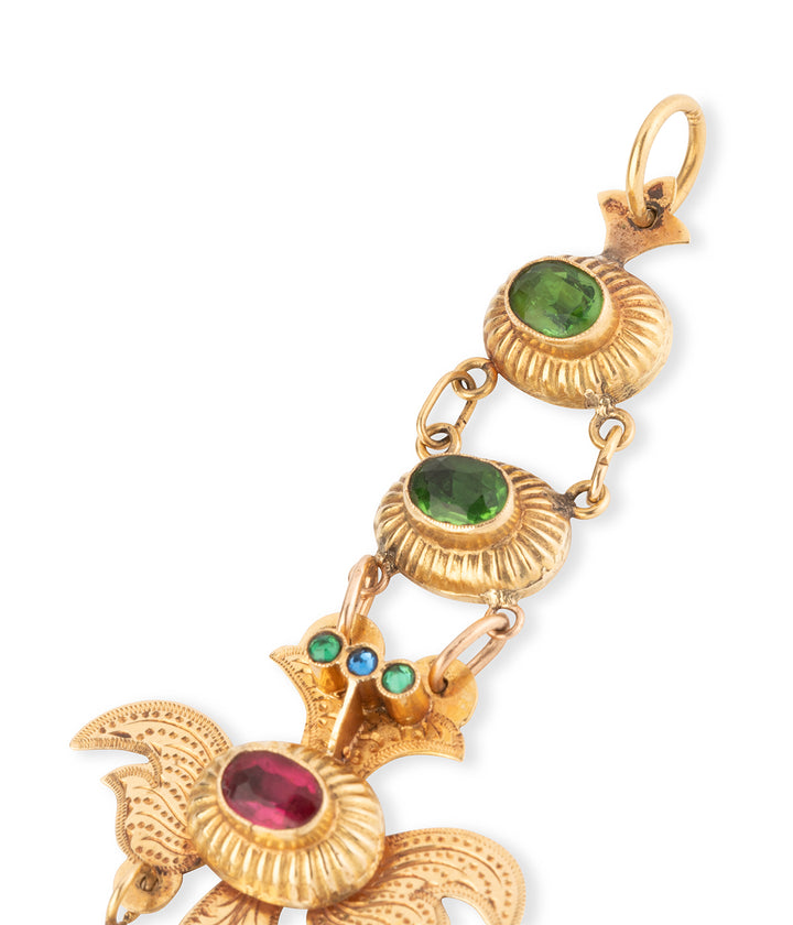 Antique-french-regional-pendant-Devka-Caillou-Paris