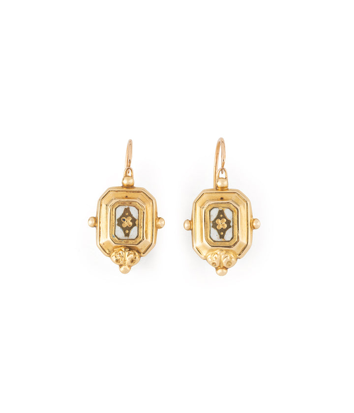 Antique-gold-enamelled-earrings-Zorah-Caillou-Paris