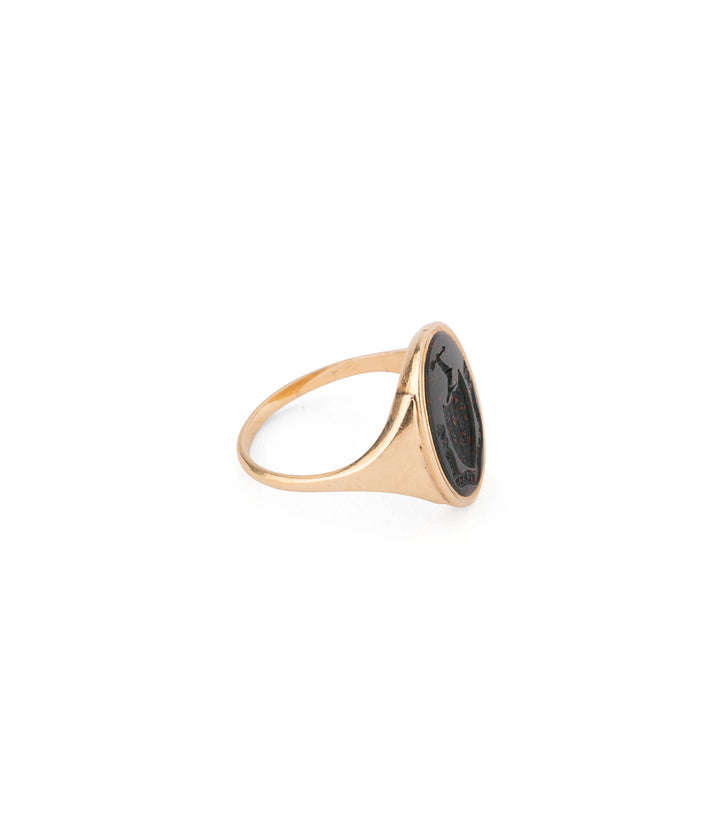 Antique gold signet ring "Oana" - Caillou Paris