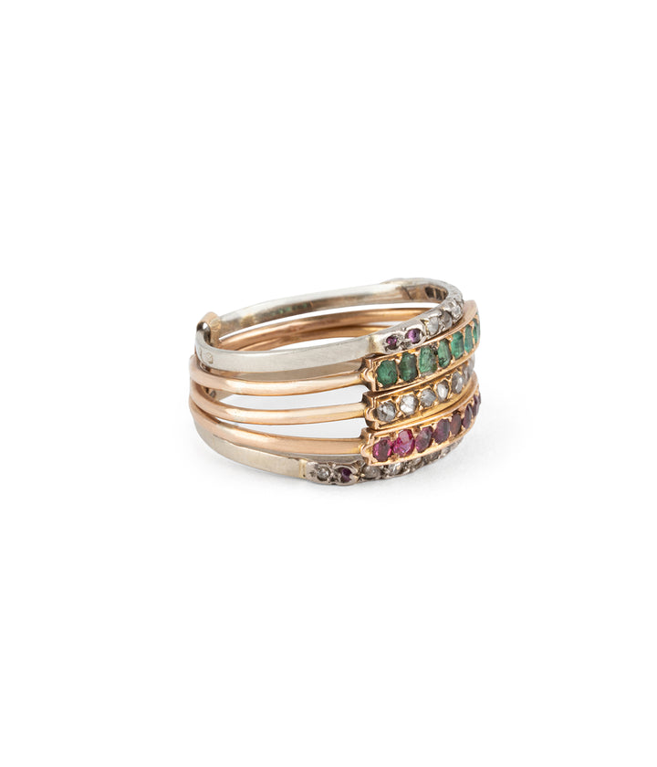 Antique-harem-ring-ruby-diamond-emerald-Heida-Caillou-Paris