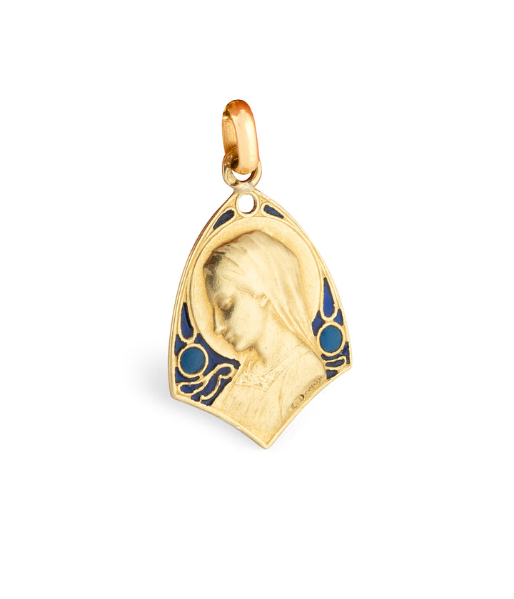 Antique-holy-virgin-medal-Rani-Caillou-Paris