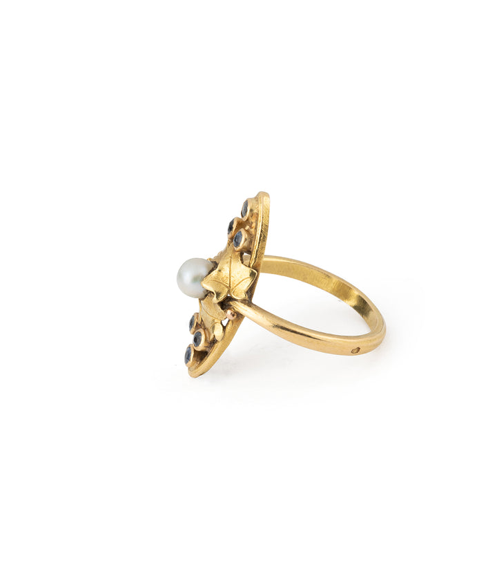 Antique marquise ring Bray - Caillou Paris