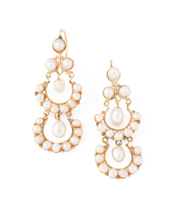 Antique-pearls-earrings-14k-gold-Heino-Caillou-Paris