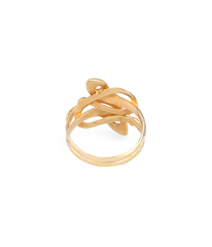Antique-ring-double-snakes-18k-gold-Deniela-Caillou-Paris