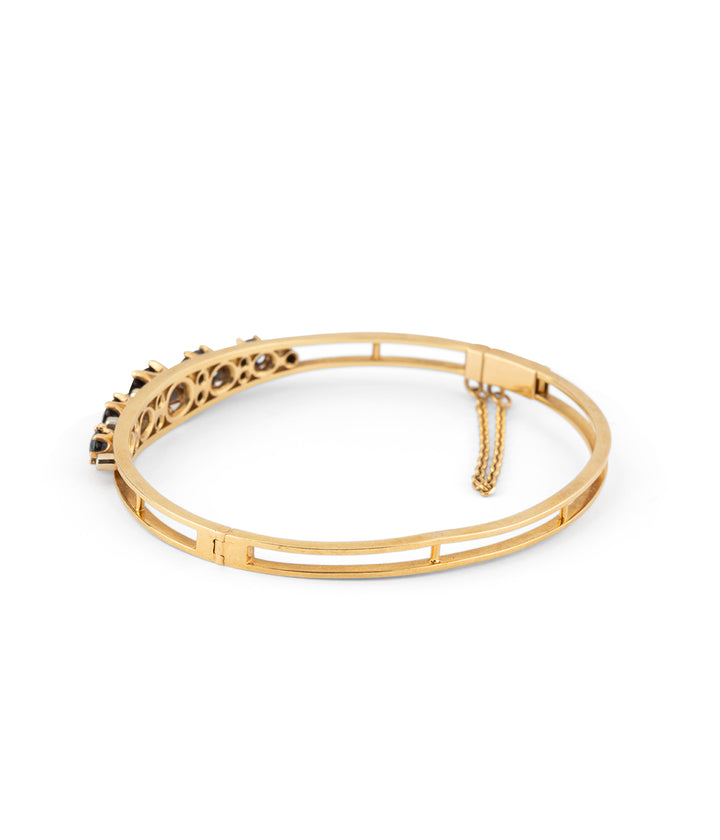 Antique sapphire diamond bracelet Ioustina - Caillou Paris