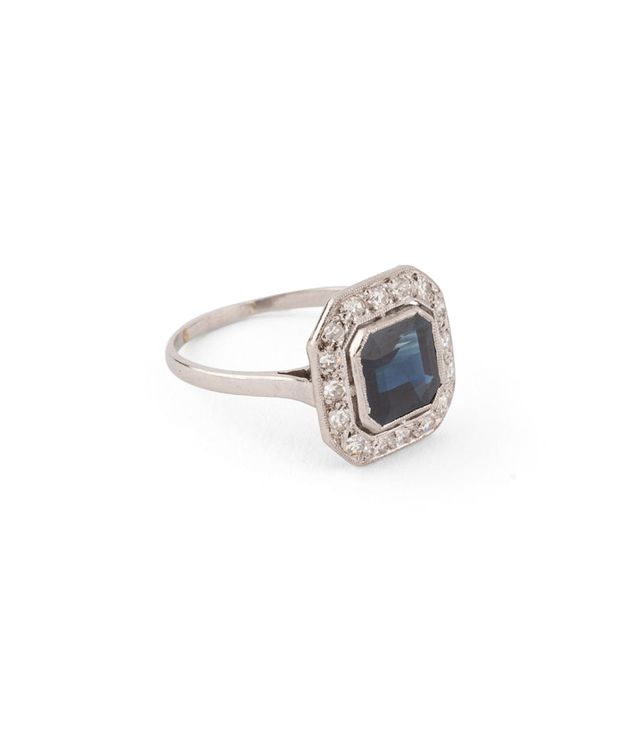 Antique sapphire ring "Raimo" - Caillou Paris