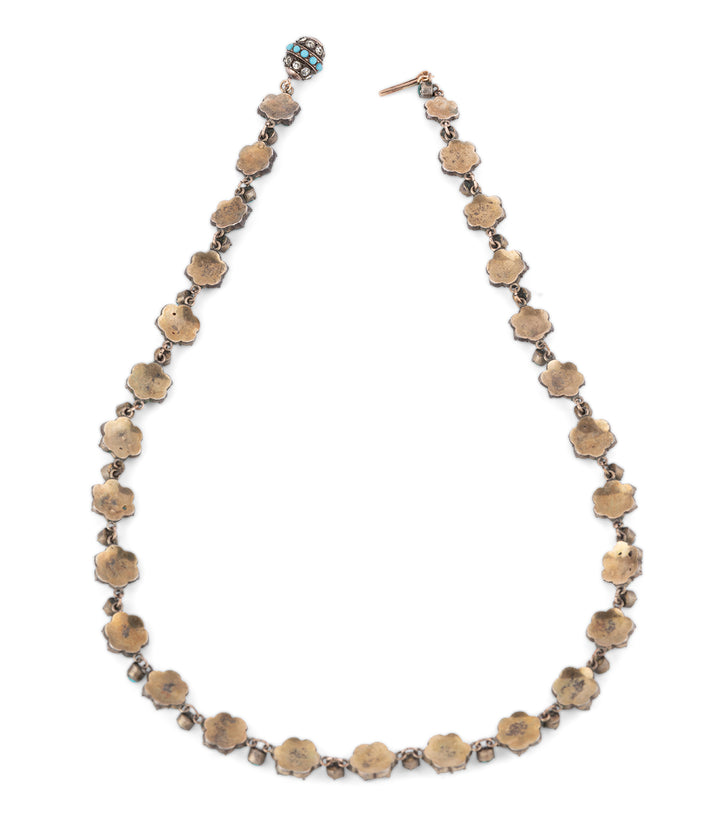 Antique silver necklace "Jovan" - Caillou Paris