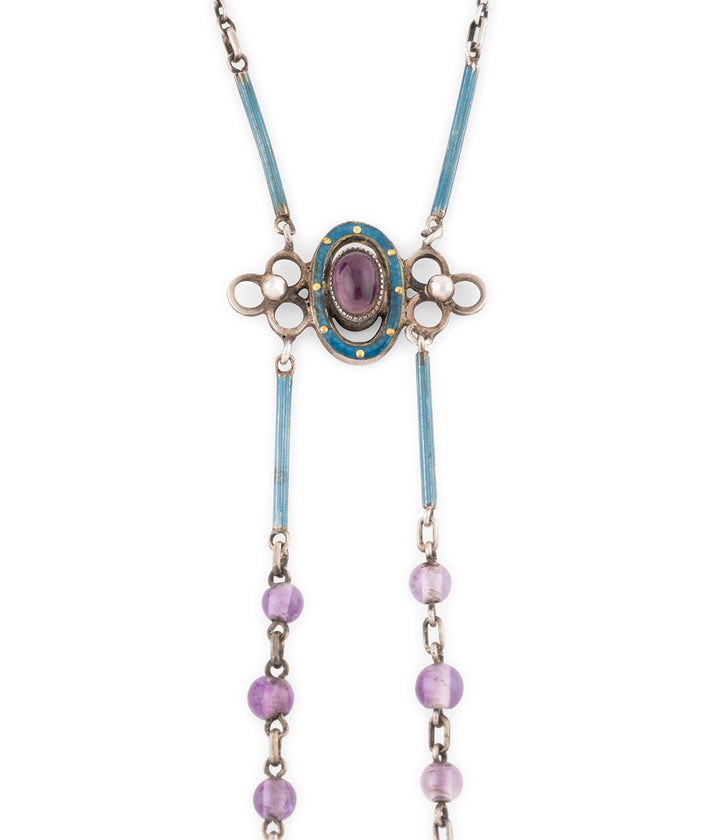 Antique-silver-necklace-amethyst-Teiva-Caillou-Paris