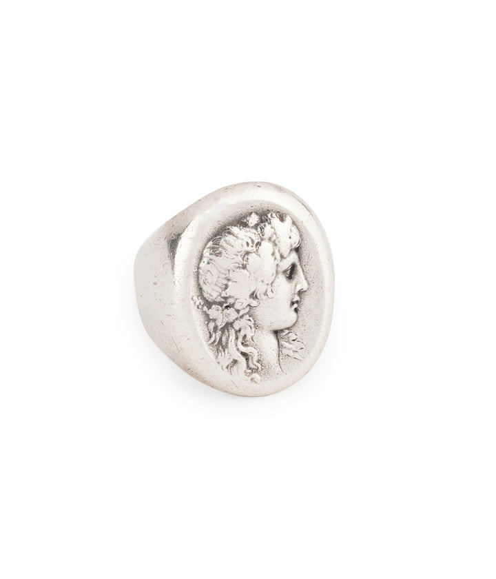 Antique-silver-signet-ring-bacchante-Reia-Caillou-Paris
