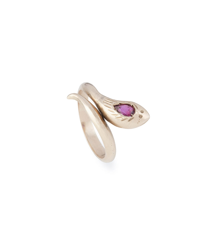 Antique-snake-ring-men-9K-gold-Amra-Caillou-Paris