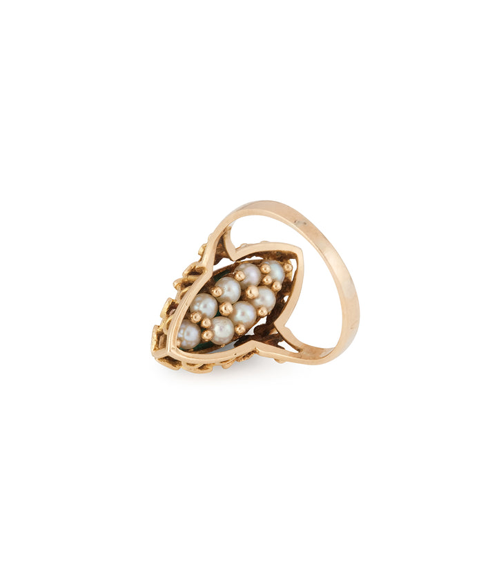 Antique-swivel-marquise-ring-pearls-Odet-Caillou-Paris