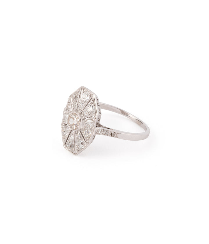 Art deco diamonds ring "Valero" - Caillou Paris