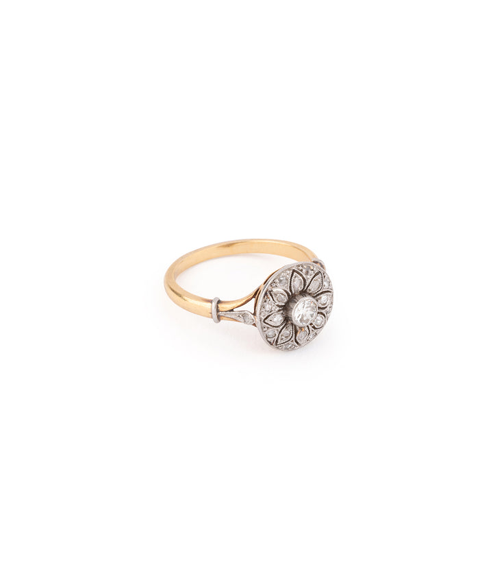 Bague de fiançailles ancienne "Garoa"
