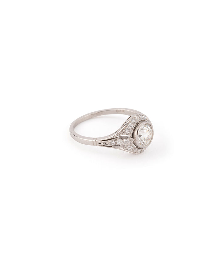 Art déco engagement ring diamonds "Hetzel" - Caillou Paris