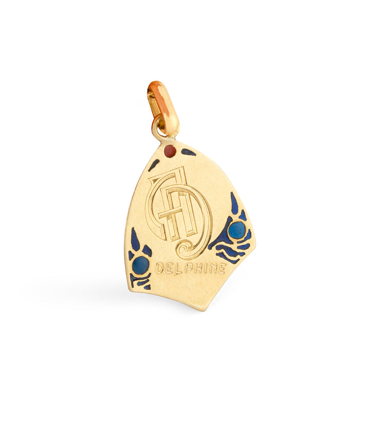 Art-nouveau-medal-holy-virgin-Rani-Caillou-Paris