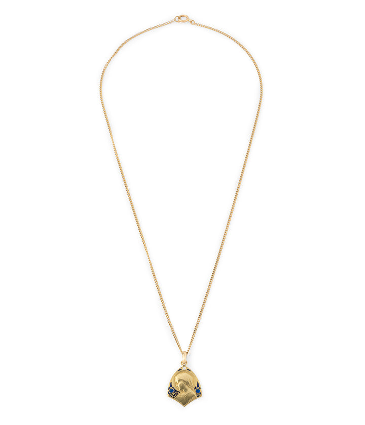 Art-nouveau-medel-gold-enamel-Rani-Caillou-Paris