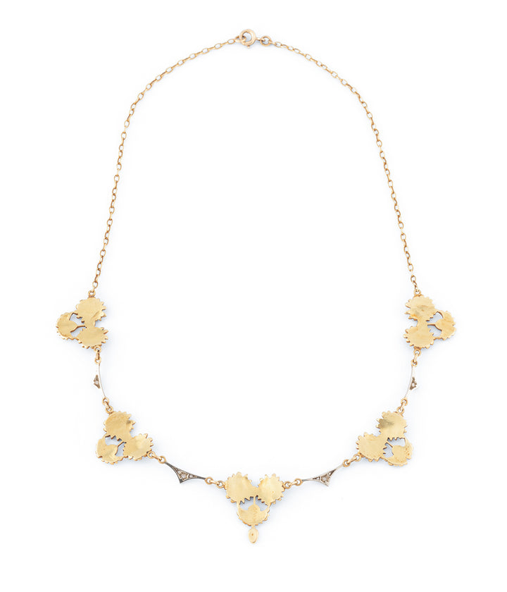 Art nouveau necklace "Vehia" - Caillou Paris