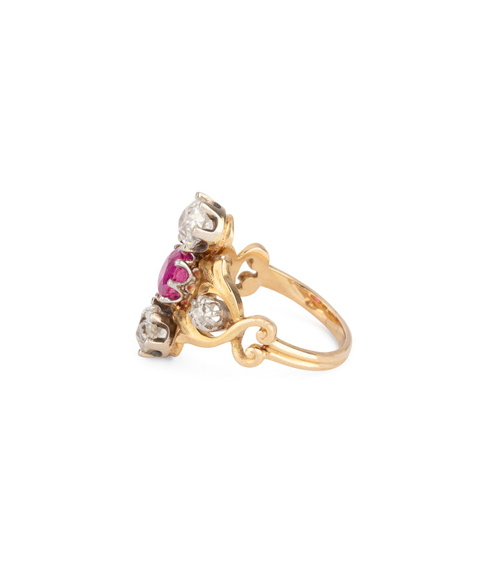 Art-nouveau-ring-ruby-Arly-Caillou-Paris