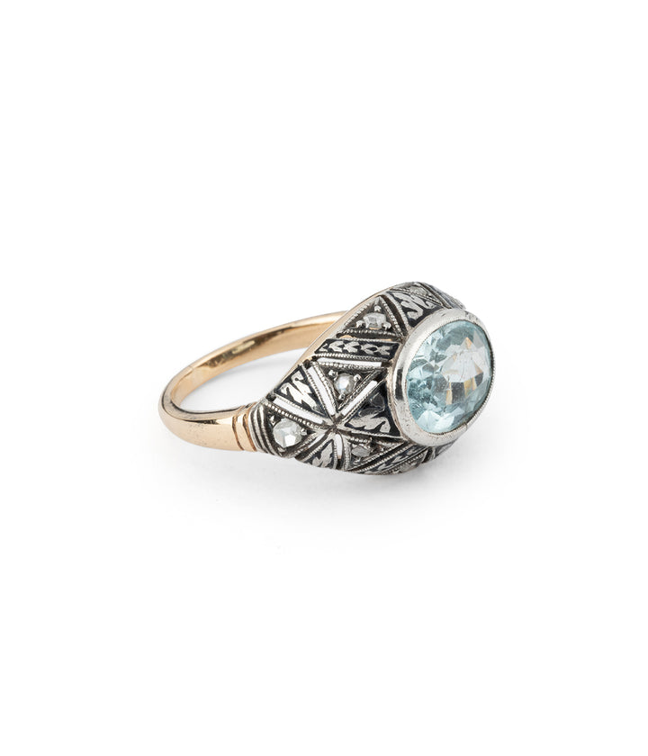 Bague Art déco or argent Hiob - Caillou Paris