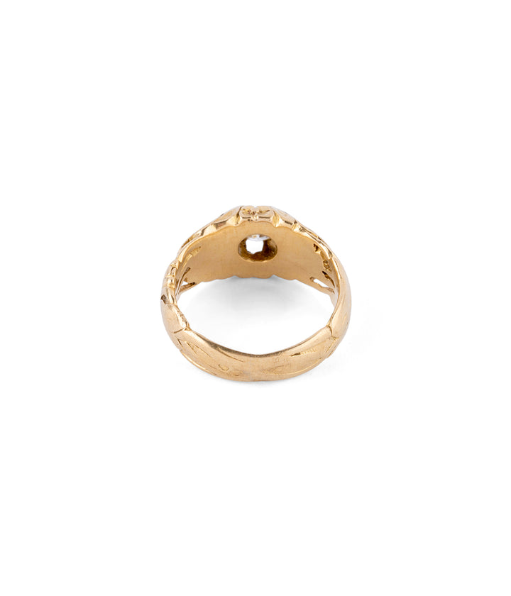 Bague Art nouveau "Birna" dos - Caillou Paris