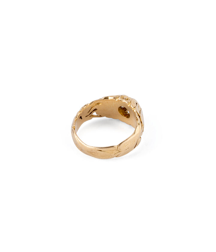Bague Art nouveau "Birna" dos droite - Caillou Paris