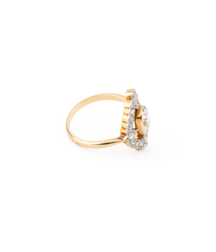 Bague Belle époque aigue-marine "Cesarita" - Caillou Paris