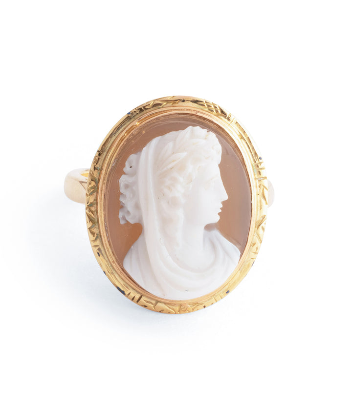 Bague Napoléon III camée "Olia" - Caillou Paris